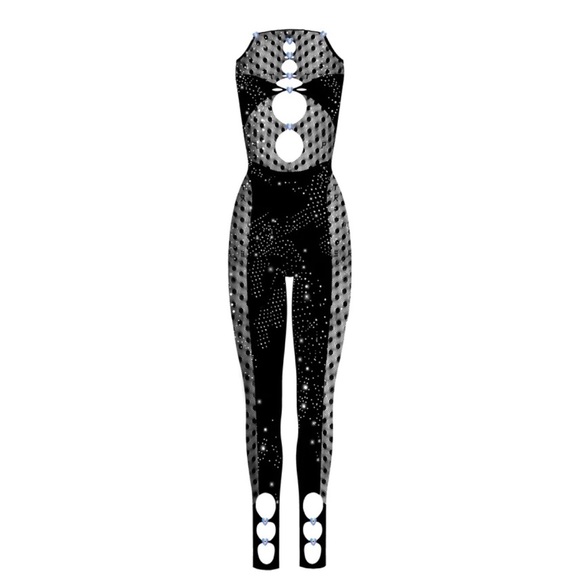 POSTER GIRL Pants & Jumpsuits Iso Rhinestoned Janice Jumpsuit Jetta